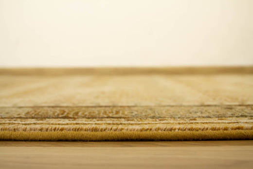 Wełniany Dywan Dywilan Omega Lava Miód Ornament Beż Brąz