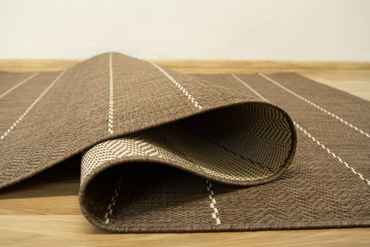 Dywan Sznurkowy Split 48061/78 Brąz Krem Pasy