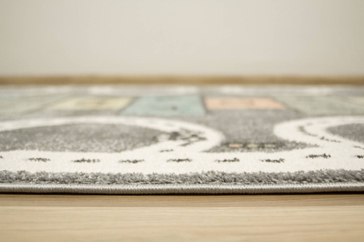 Dywan Dziecięcy Lima C260C l.grey/cream Uliczki klasy Szary Zielony