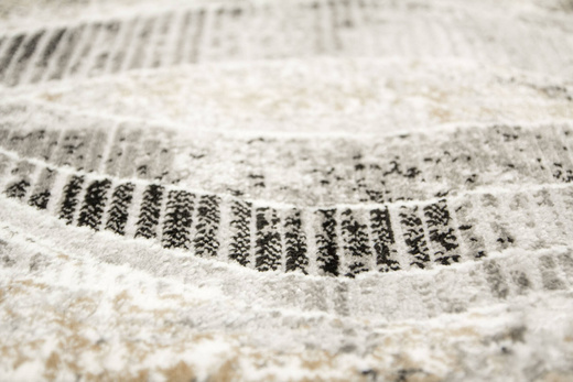 Chodnik Maya PR739 grey/b Szary Wstęgi szerokość 90 cm