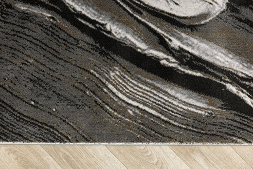 Dywan Verano G670A grey/antrasit Krem Szary Złoty Abstrakcja