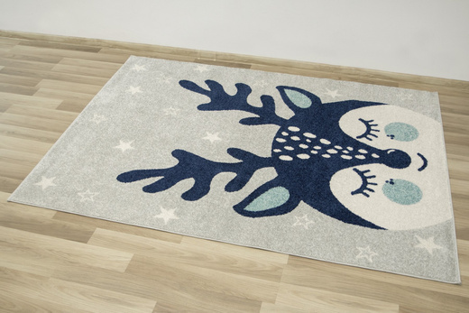 Dywan Emily Kids 5766A d.blue/l.gri Jelonek Gwiazdki
