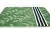 Dywanik Łazienkowy Natel Green Zielony Paski Listki