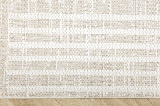 Dywan Sznurkowy Haga 03606E cream/vizon Beż Krem Geometria Outdoor