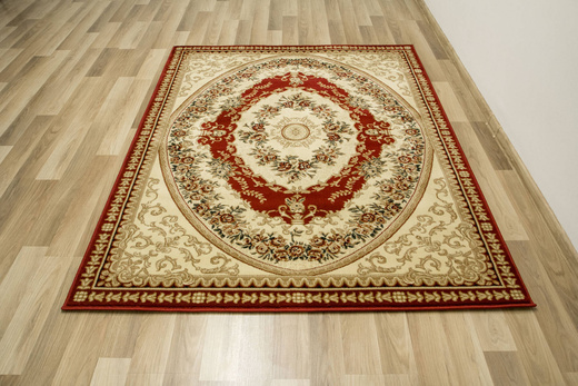 Dywan Super Rose 1898A red/cream Ornament Kwiatowy