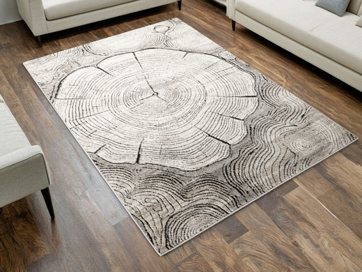 Dywan Matara P156A l.grey/sp.antr Szary Beż Krem Pień