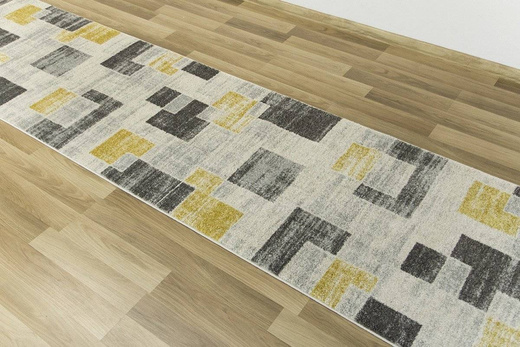 Chodnik Emily 2329A yellow/bone szerokość 80 cm