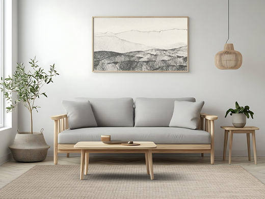 Antypoślizgowy Dywan Scandigel 5787/UT6D Brąz Beż Gruby Splot