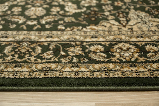 Dywan Super Rose 3558A d.green/d.gree Ornament Rozeta Zieleń