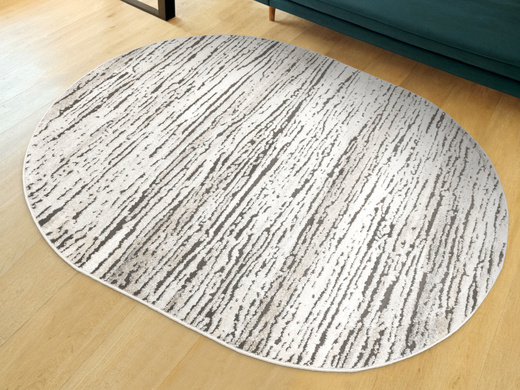 Dywan Owalny Matara P179A sp.antra/l.grO Beż Szary Kaszmir Linie