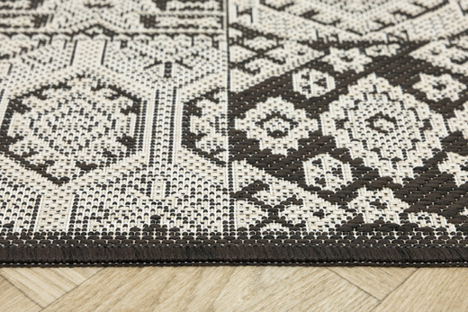 Antypoślizgowy Dywan FLEX 19636/91 Brąz Beż Patchwork