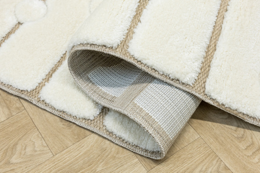 Dywan Shaggy Lula Soft IM49A Krem Beż Kropki