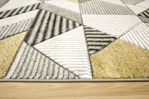 Dywan Amelia A632A grey/d.yellow Szary Żółty Linie Paski Kreski