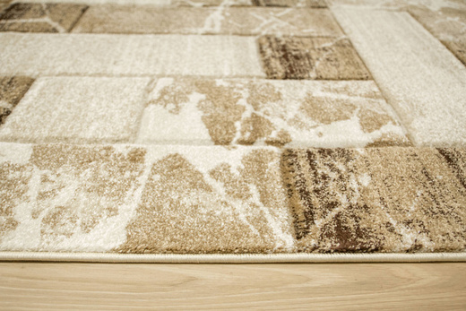 Dywan Amelia B171A cream/beige Beżowy Brązowy Kwadraty