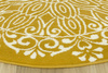 Okrągły Dywan Luna 503788/89955 mustard Musztardowy