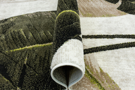 Dywan Clara 02777A cream/olive Zieleń Brąz Liście