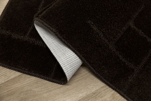 Komplet 3-częściowy Łazienkowy Teramo Wenge Brąz Kwadraty