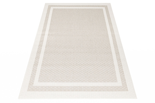 Dywan Sznurkowy Haga 04003A vizon/cream Krem Beż Ramka Outdoor