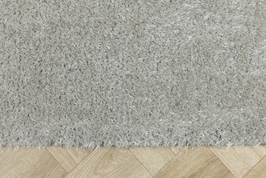 Wykładzina Luksusowa Shaggy Silky 72 Srebrzysty Szary szerokość 4 m