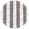 Okrągły Dywan Lima M044A cream/lila Fiolet Krem Zloty Paski