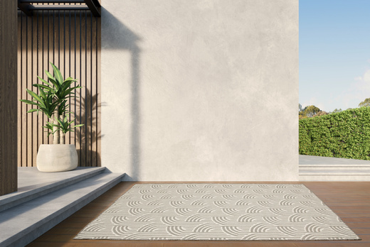 Dywan Dwustronny Sznurkowy Brussels 205725/10010 Silver Linie Outdoor