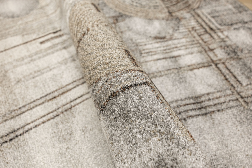 Dywan Ponte N877A d.grey/beige Szary Brąz Okręgi