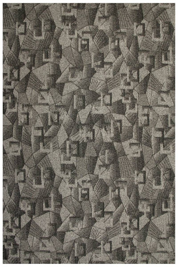 Dywan Flamingo 74 Dark Grey Melanż Szary Czarny