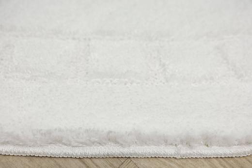 Dywanik Łazienkowy Antypoślizgowy Ocean White Biały Owalny