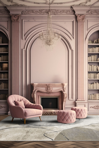 Dywan Daisy Carving 6104A cream/light be Krem Beż Szary Marmur