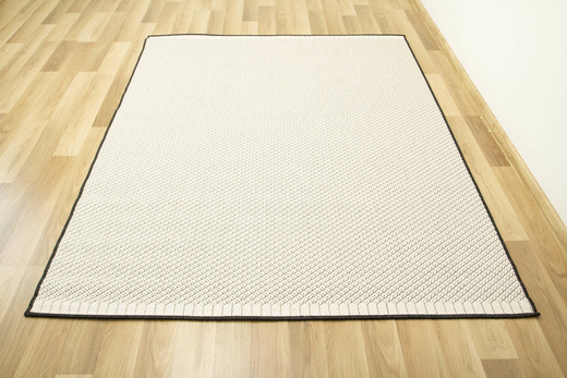 Dywan Dwustronny Sznurkowy Brussels 205668/10110 Night Antracyt Krem Romby Kratka Outdoor