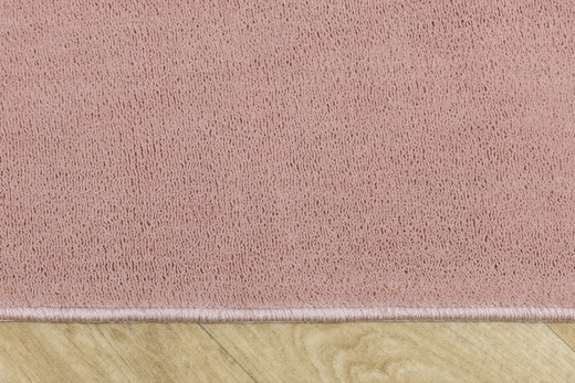 Dywan Plush Rosa Antypoślizgowy Pudrowy Róż Rabbit