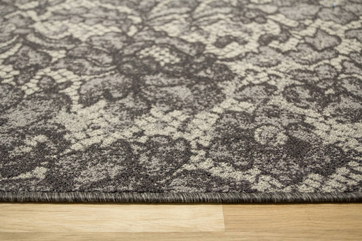 Dywan Pętelkowy Highline-Loop 14095 Szary Antracyt Ornament