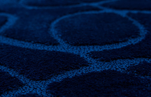 Dywanik Łazienkowy Antypoślizgowy Kobe Navy Granatowy Linie