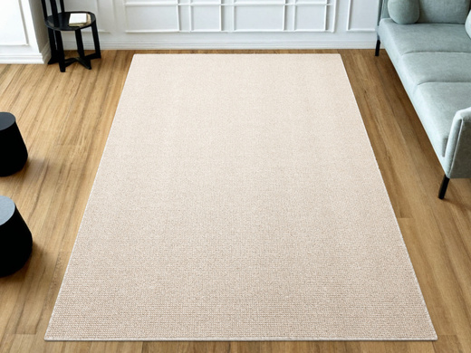 Dywan pętelkowy Hercules 1413 Beż Krem Paski Prążki na filcu