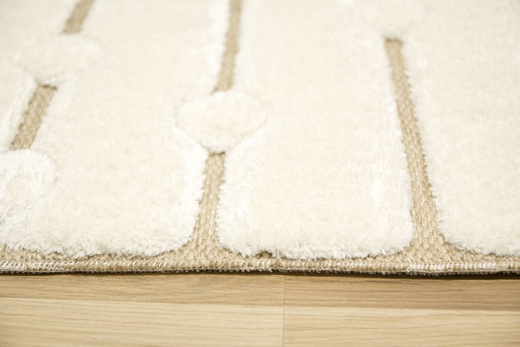 Dywan Shaggy Lula Soft IM49A Krem Beż Kropki