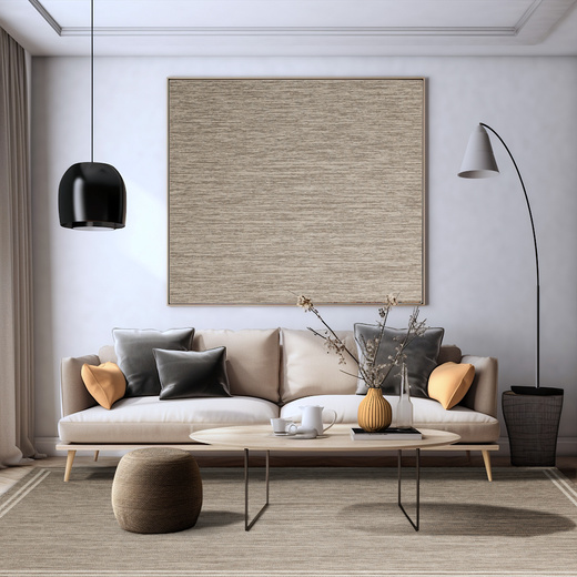 Antypoślizgowy Dywan Scandigel 5725/UT61 Brąz Beż Ramka