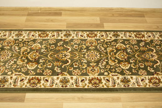 Chodnik Ornamentowy Venezia 1566c Zielony szerokość 67 cm