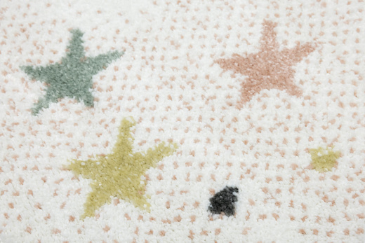 Okrągły Dywan Lima B070A cream/rose Jednorożec Krem