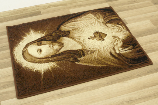 Makata Serce Pana Jezusa Brąz Beż