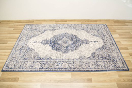 Dywan Ornamentowy Isfahan Zephyr Grey Szary Niebieski