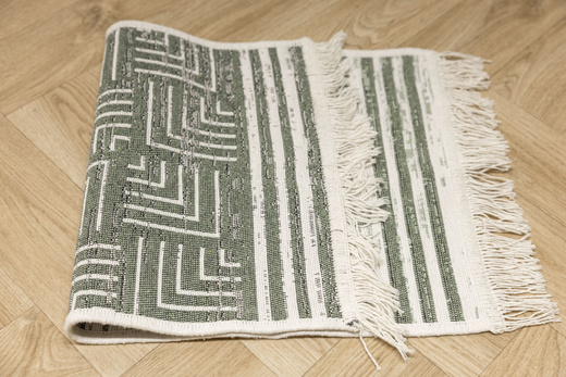Dwustronny Dywanik Chodniczek Orient 40x70 1 Green Zieleń Krem