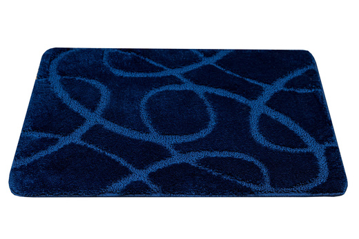 Dywanik Łazienkowy Antypoślizgowy Kobe Navy Granatowy Linie