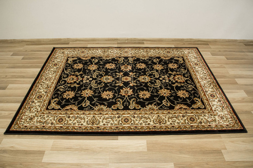 Dywan Super Rose 2338A black/cream Ornament Czarny Beż Krem