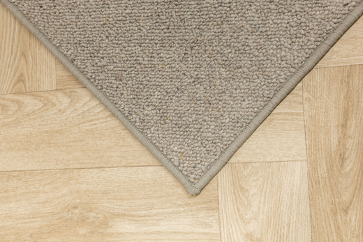 Wełniana Wykładzina Pętelkowa Nelson 75 Szary szer. 5 m