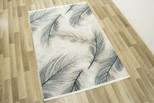 Dywan Oriental 4467 bone/oil green Butelkowa Zieleń Krem Piórka