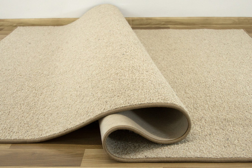 Wełniana Wykładzina Nelson 92 beż szerokość 4 m