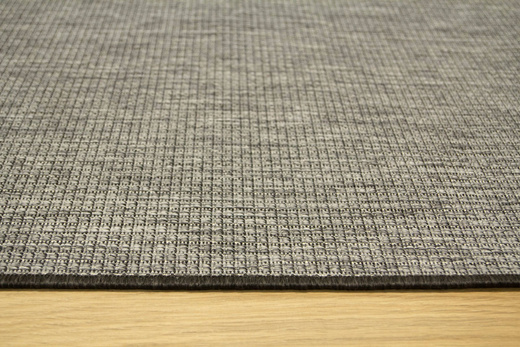 Dywan Dwustronny Sznurkowy Brussels 205664/11010 night silver Grafit Szary Pasy Outdoor