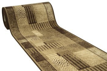 Antypoślizgowy Chodnik Essenza Brąz szerokość 100 cm