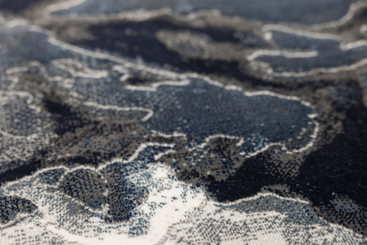 Dywan Argent 15094 U11 Blue Niebieski Szary Marmur