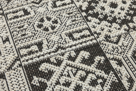 Antypoślizgowy Dywan FLEX 19636/91 Brąz Beż Patchwork